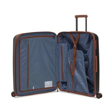 PRESIDENT Trolley Case Black Expandable Trolley Case With TSA Lock And 360 Spinner Wheels Siddiq Gifts