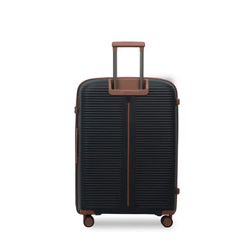PRESIDENT Trolley Case Black Expandable Trolley Case With TSA Lock And 360 Spinner Wheels Siddiq Gifts