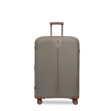 PRESIDENT Trolley Case Champagne TSA Lock 360 Spinner Wheels Expandable Hard Shell Siddiq Gifts