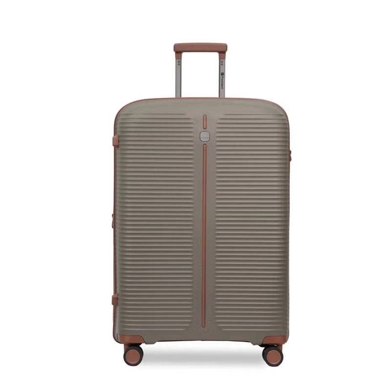 PRESIDENT Trolley Case Champagne TSA Lock 360 Spinner Wheels Expandable Hard Shell Siddiq Gifts