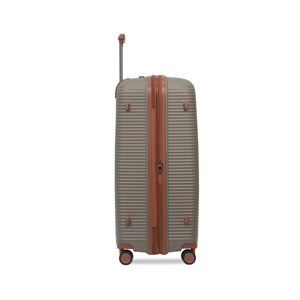 PRESIDENT Trolley Case Champagne TSA Lock 360 Spinner Wheels Expandable Hard Shell Siddiq Gifts