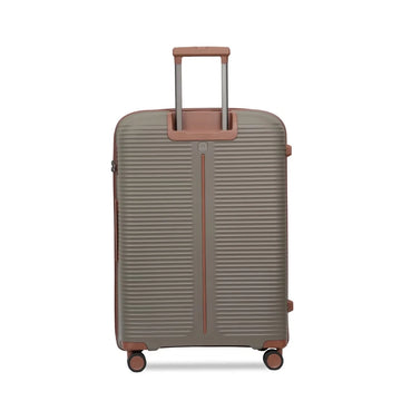 PRESIDENT Trolley Case Champagne TSA Lock 360 Spinner Wheels Expandable Hard Shell Siddiq Gifts