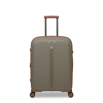 PRESIDENT Trolley Case Champagne TSA Lock 360 Spinner Wheels Expandable Hard Shell Siddiq Gifts