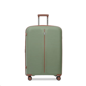 PRESIDENT Trolley Case Olive Green TSA Lock 360 Spinner Wheels Expandable Hard Shell Siddiq Gifts