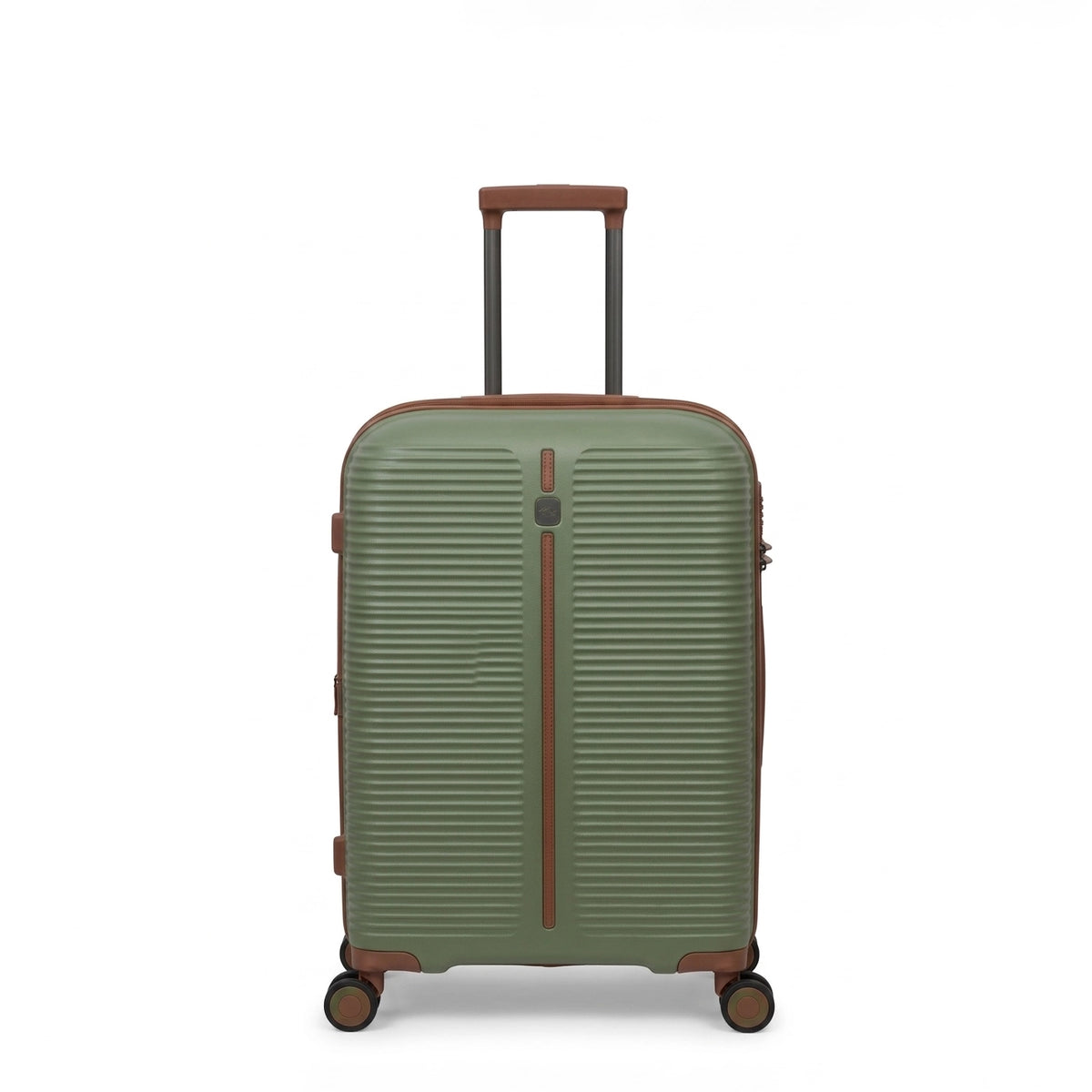 PRESIDENT Trolley Case Olive Green TSA Lock 360 Spinner Wheels Expandable Hard Shell Siddiq Gifts