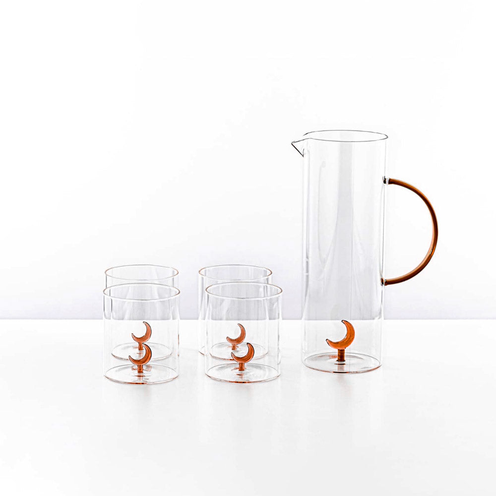 GLS0010177 Water Set 5PC - Amber Moon