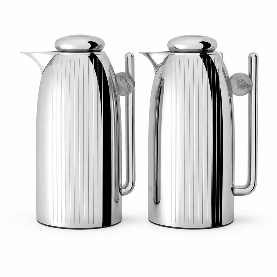 RGD26QA Vacuum Flask Set – 2 Pieces (1L + 1L) – Silver & Grey Finish