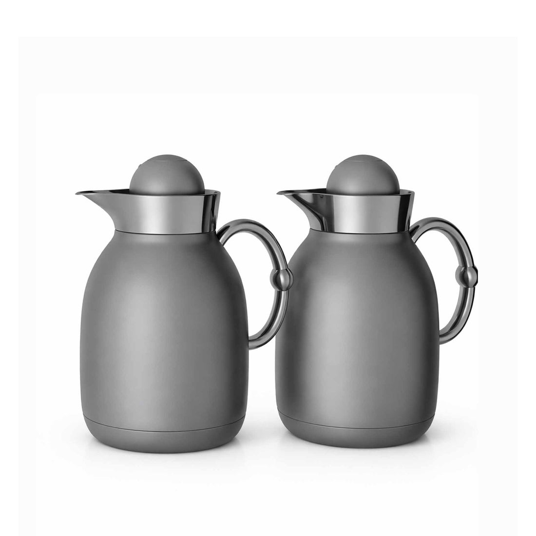RGD27Q Vacuum Flask Set – 2 Pieces (1L + 1L) – Matt Gun Grey