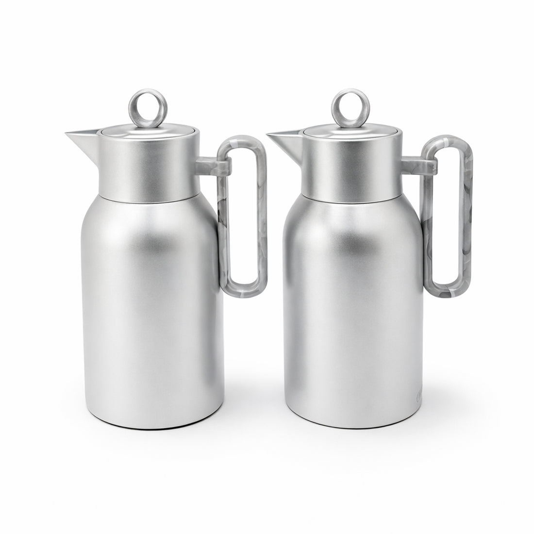 RGD29QAB Vacuum Flask Set – 2 Pieces (1.0L & 1.0L) – Silver and Grey Finish