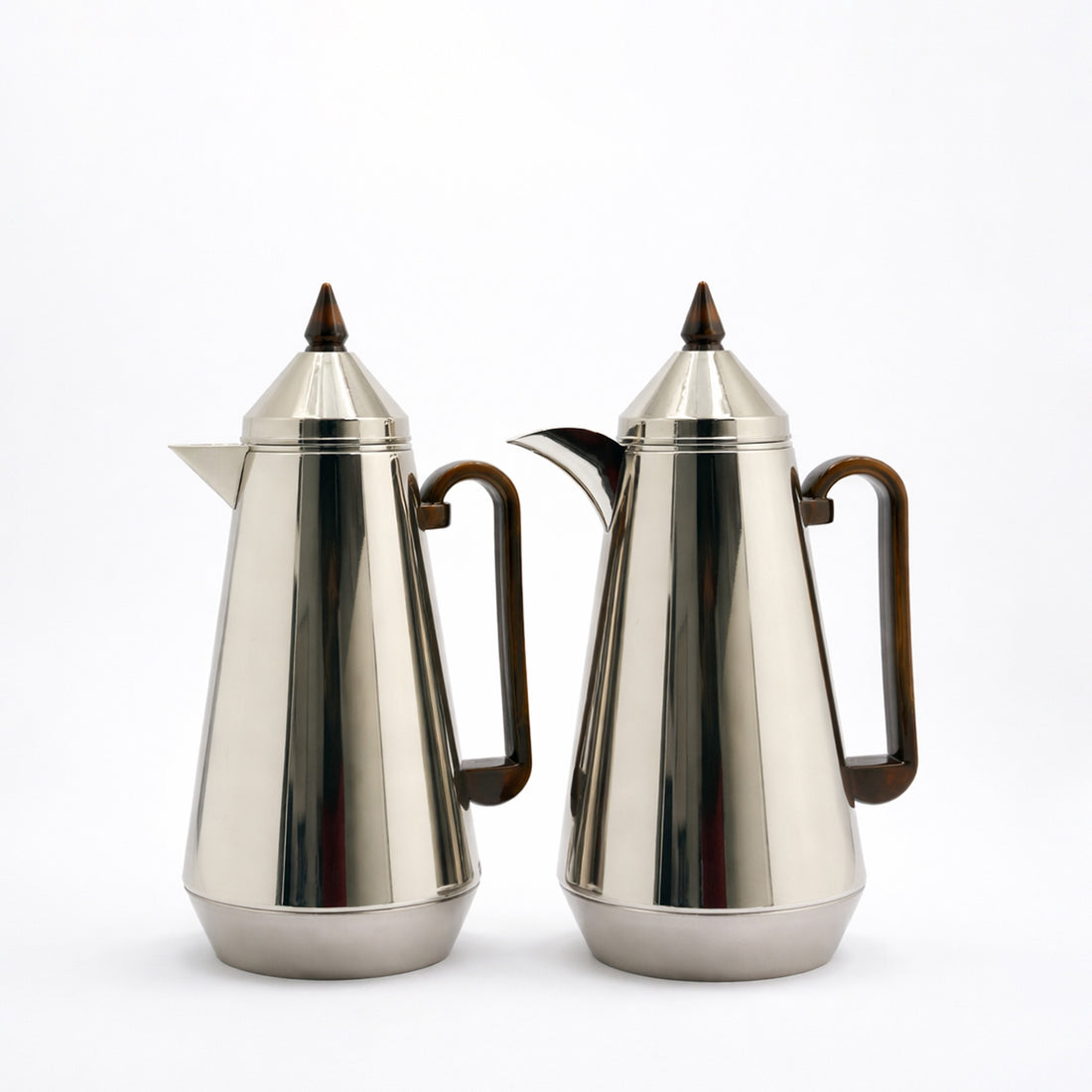 RGD31Q Vacuum Flask 2-Piece Set (1.0 L + 1.0 L) – Light Coffee Brown Finish