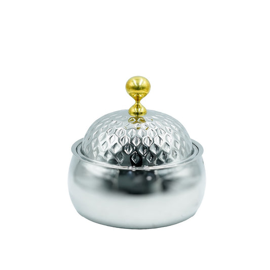 ZL0813563 Zolten SS Diamond Hotpot With Gold  Knob 5L