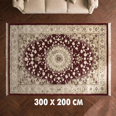 Savannah Carpet 200x300cm Traditional Medallion Design By Siddiq Gifts