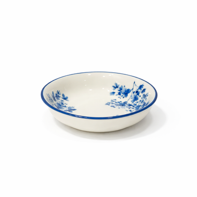 
SC4116 ceramic dish bowl 4.13 inch white with blue floral pattern for sauce and dip serving – Siddiq Gifts Mussafah Abu Dhabi