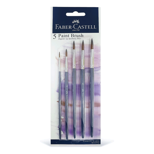 Synthetic Paint Brush 5PC