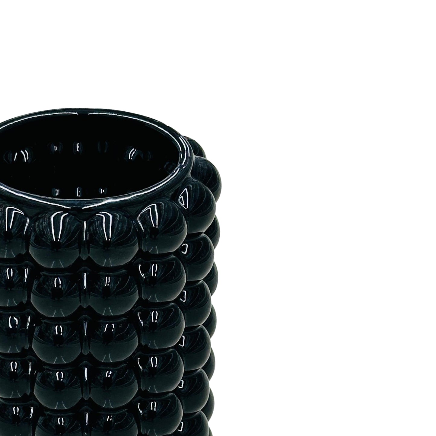 97165-02 Ceramic Vase Black