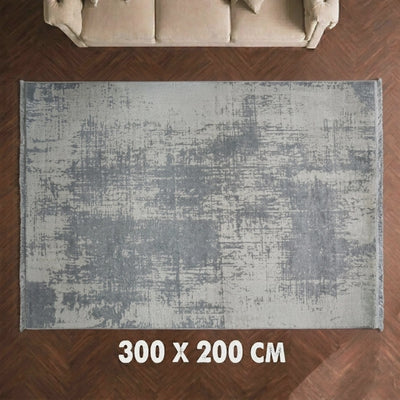 Sky Carpet Grey And Cream 200x300 cm Modern Abstract Area Rug Stylish Contemporary Home Decor Carpet By Siddiq Gifts