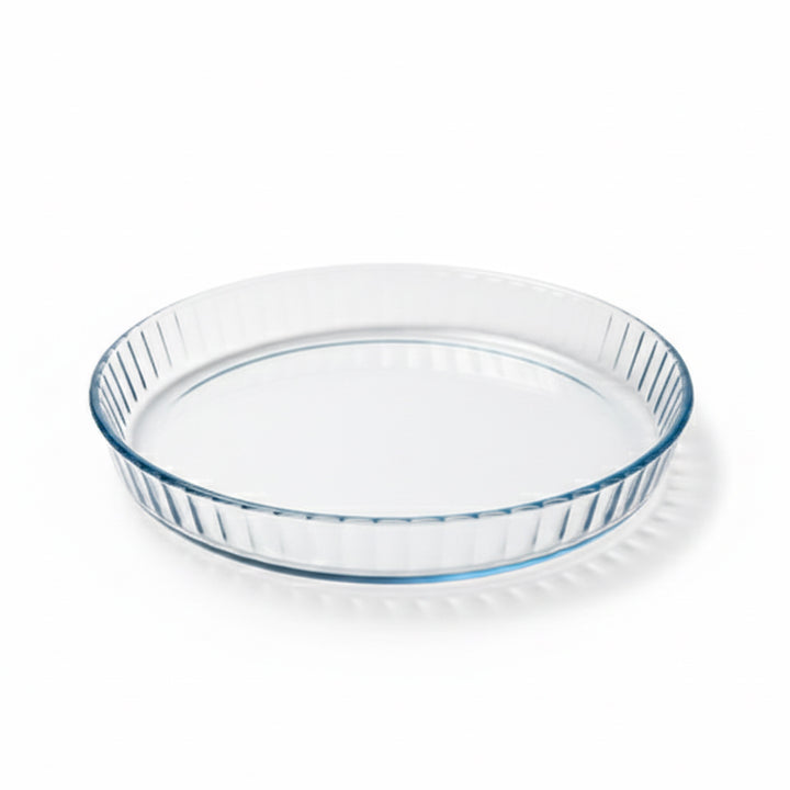 SLY-YPLT27 Borosilicate Glass Pie Pan – 27 cm – 1.6 Liter – Siddiq Gifts Mussafah Abu Dhabi