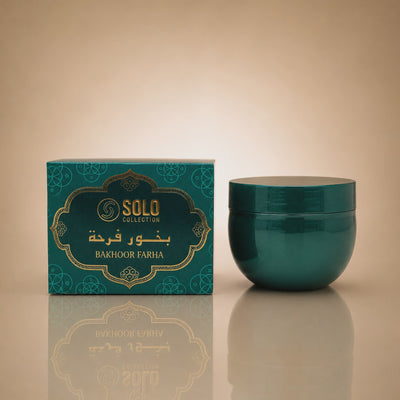 Solo Collection Bakhoor Farha 40 g Premium Arabian Incense by Siddiq Gifts