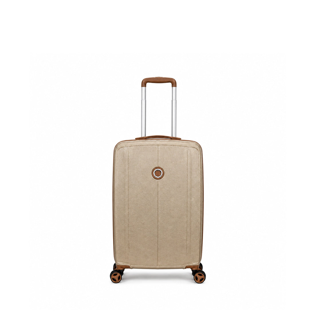 CS97819-3T  Sonada Aragon Expandable ABS Trolley Case – Champagne – TSA Lock, 360° Spinner Wheels & Security Zipper