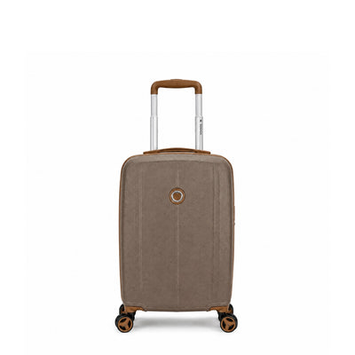 Sonada Aragon Expandable ABS Trolley Case Coffee With TSA Lock 360° Spinner Wheels And Security Zipper Siddiq Gifts