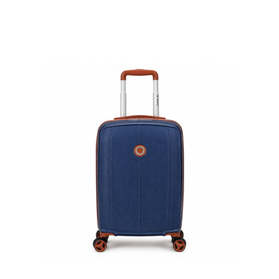 Sonada Aragon Expandable ABS Trolley Case Navy Blue With TSA Lock 360° Spinner Wheels And Security Zipper Siddiq Gifts