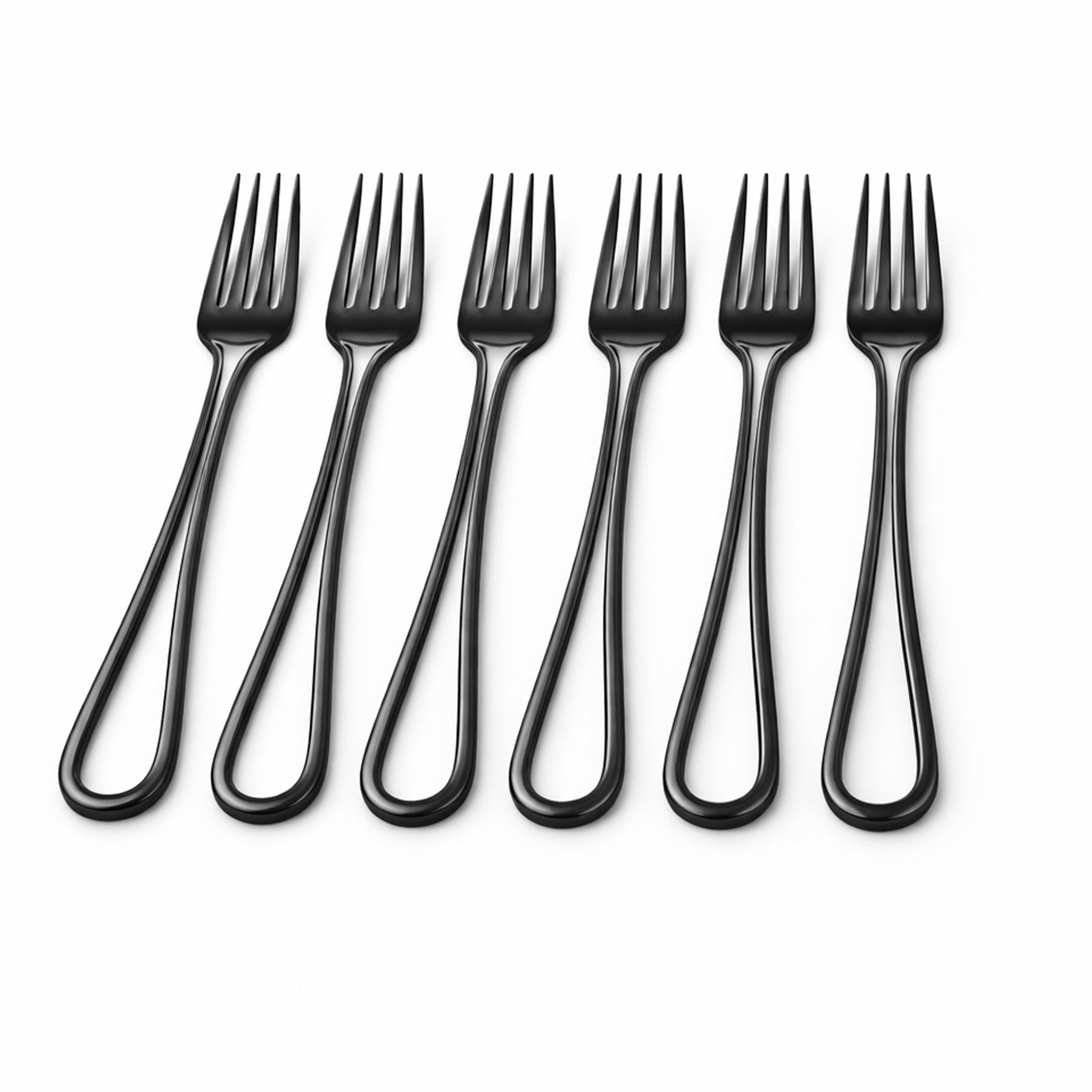 Stainless Steel Dinner Fork Set 6 Pieces – Silver Table Forks | Siddiq ...