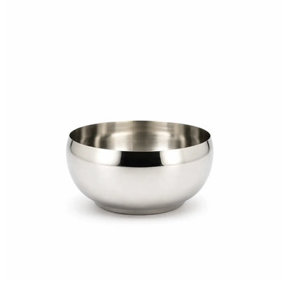 Stainless Steel Lemon Vati Bowl, 8.5 cm, in Silver for Serving Lemon, Chutney, Sauces, Dips, Snacks, and Small Portions at Siddiq Gifts.
