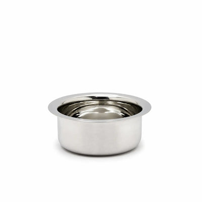 Stainless Steel Patti Bowl in a Round Design for Serving Curry, Rice, Snacks, Desserts, Sauces, and Everyday Meals at Siddiq Gifts.