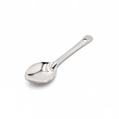 Durable X20 No. 1 Stainless Steel Serving Spoon In Silver, Measuring 20 Cm And Designed For Conveniently Serving Rice, Vegetables, Curries, Side Dishes, And Other Cooked Foods At Siddiq Gifts.