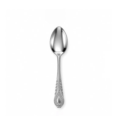 Stainless Steel Spoon Set, 12 Pieces, Featuring Decorative Handles and a Silver Finish for Dining and Everyday Use at Siddiq Gifts.