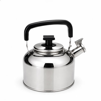 Stainless Steel Whistling Kettle 3.5L Classic Silver Tea And Water Boiler Siddiq Gifts