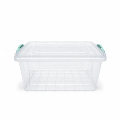 8.5L Transparent Storage Box Container with Secure Locking Lid Siddiq Gifts