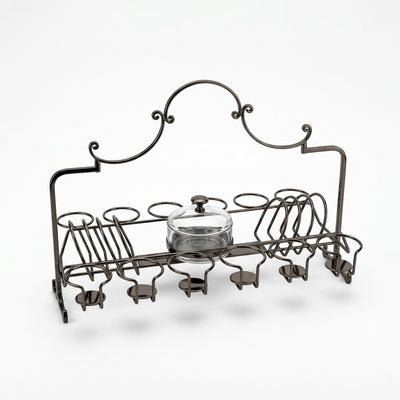 Tea Cup Holder Black Tea Cup And Condiment Stand Elegant Tea Serving Organizer Siddiq Gifts