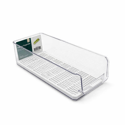 TG50747 Fridge Short Can Bin Clear Storage With Drain Tray Multi Purpose Refrigerator Organizer From Siddiq Gift Shop