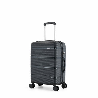 Trolley Case Black Expandable Lightweight Hard Shell Luggage With TSA Lock By Siddiq Gifts