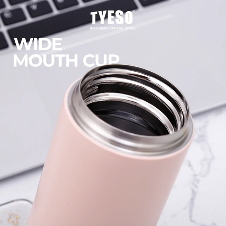 TYESO 1620-14 Vacuum Insulated Bottle 200ml – Pink Stainless Steel | Siddiq Gifts Mussafah Abu Dhabi