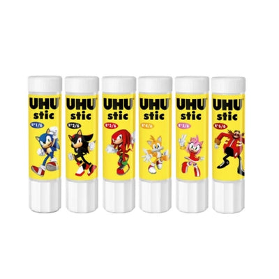 UHU Stic Solvent-Free Glue Sticks 21 g Each 6-Piece Character Design Pack Siddiq Gifts