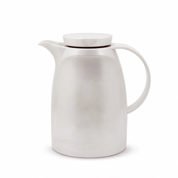 Vacuum Flask 1.0 L Pearl White Finish Siddiq Gifts
