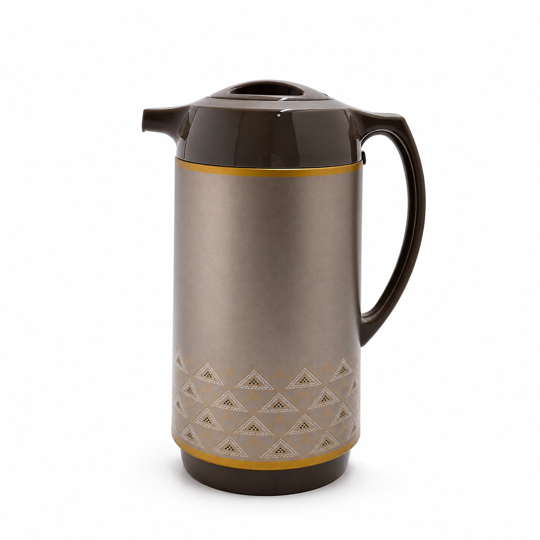 AHGB-TZ Vacuum Flask – سعة 1 لتر – رمادي فاتح – قارورة حرارية معزولة للمشروبات الساخنة والباردة