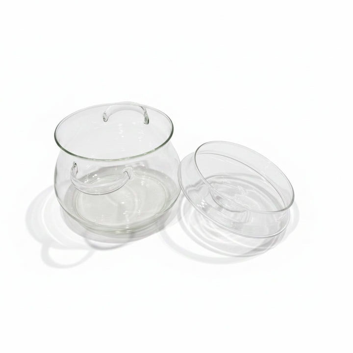 VG129 3L Transparent Borosilicate Glass Cooking Pot with Lid – Siddiq Gifts Mussafah Abu Dhabi