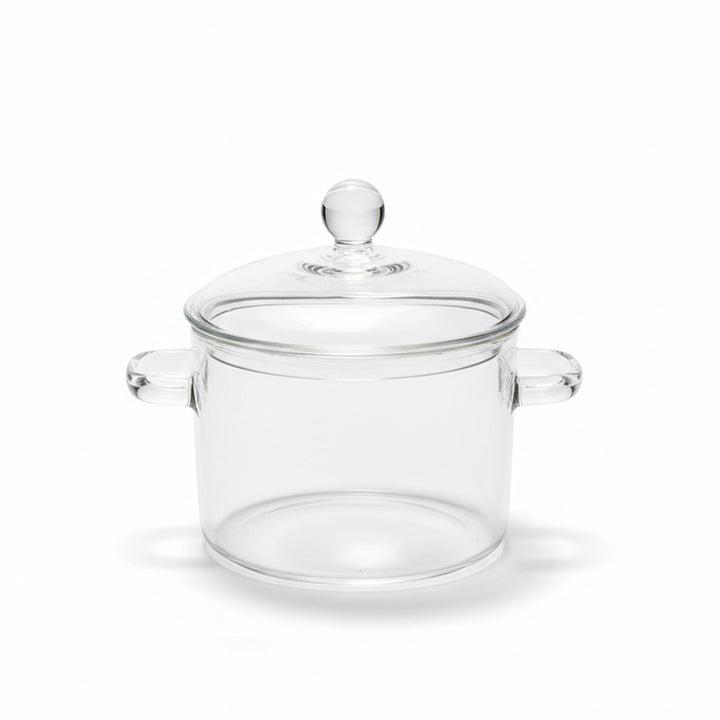 VG134 2L Transparent Borosilicate Glass Pot with Lid – Siddiq Gifts Mussafah Abu Dhabi