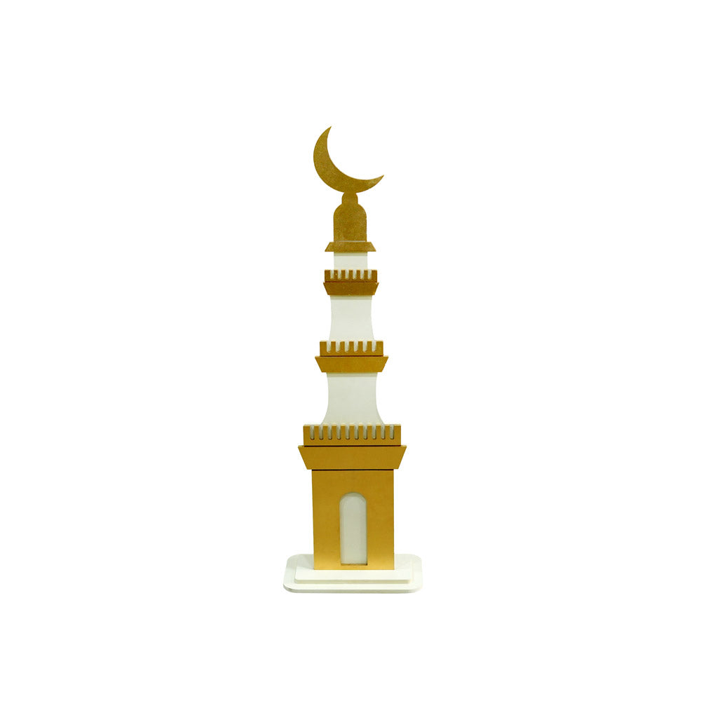 25R1050 Forex Minaret With Crescent Ramadan Decor