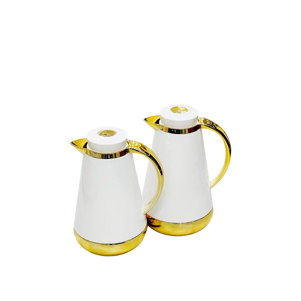 My Dot Vacuum Flask 2pcs Set White Gold