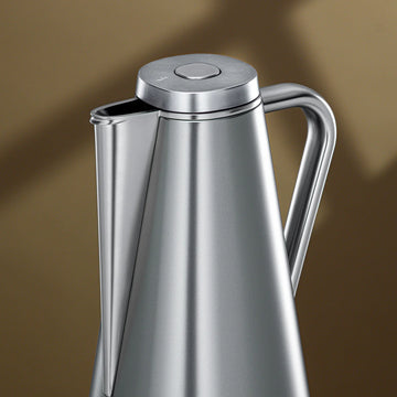 XOC Vacuum Flask Set – 2 Pieces (0.7 L & 1.0 L) – Matt Silver | Siddiq Gifts – Mussafah Abu Dhabi