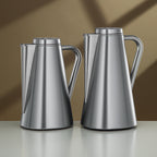 XOC - E50 Vacuum Flask Set – 2 Pieces (0.7 L & 1.0 L) – Matt Silver