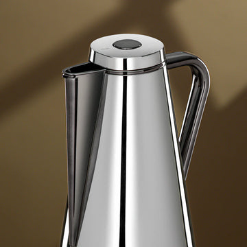 XOC Vacuum Flask Set – 2 Pieces (0.7 L & 1.0 L) – Silver with Gun Black Accents | Siddiq Gifts – Mussafah Abu Dhabi