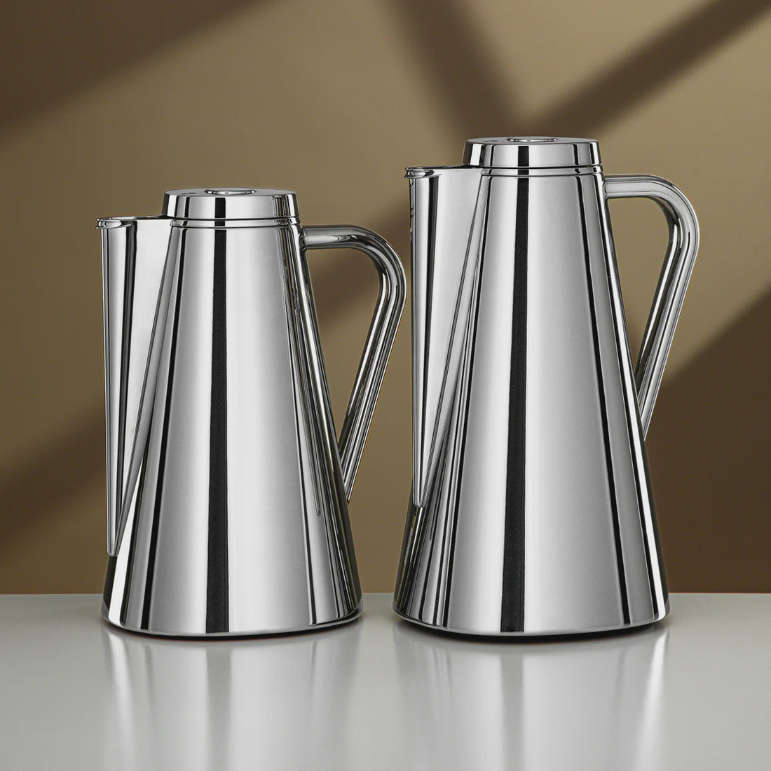 XOC - C Vacuum Flask Set – 2 Pieces (0.7 L & 1.0 L) – Silver