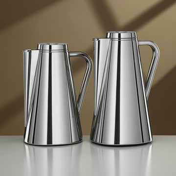 XOC Vacuum Flask Set – 2 Pieces (0.7 L & 1.0 L) – Silver | Siddiq Gifts – Mussafah Abu Dhabi