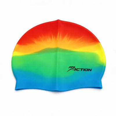 ZS001-1 Plain Swimming Cap Assorted Colors Flexible Swim Cap Siddiq Gifts